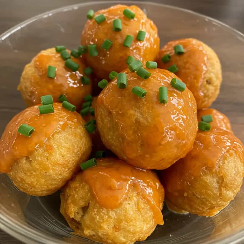 Foto deliciosa de Almôndegas Vegetarianas de Soja pronta para servir - Almoço & Jantar