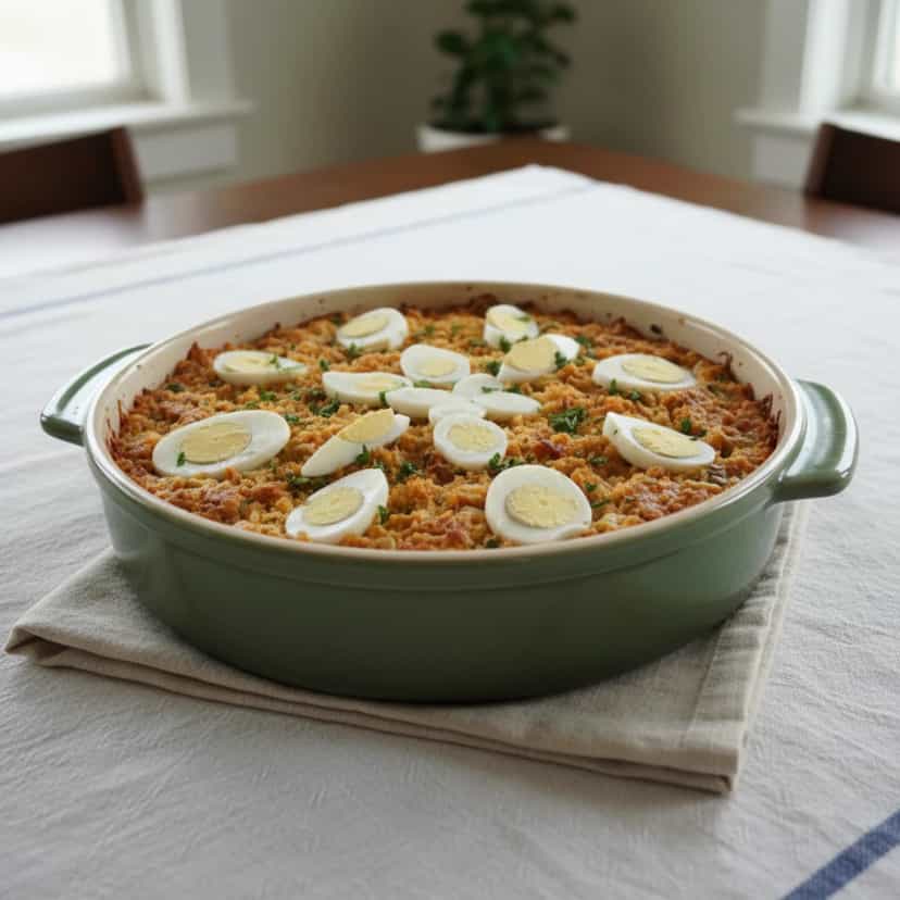 Foto deliciosa de Arroz à Carbonara com Linguiça e Bacon pronta para servir - Almoço & Jantar