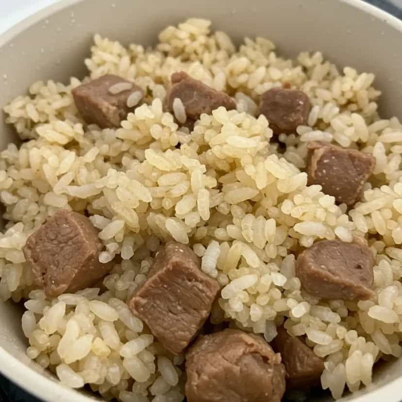 Foto deliciosa de Arroz com Carne Soltinho pronta para servir - Outras Receitas