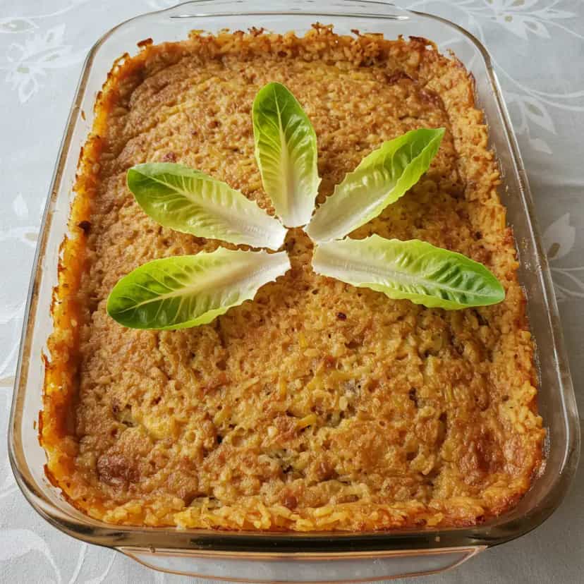 Foto deliciosa de Arroz de Forno à Carbonara pronta para servir - Almoço & Jantar