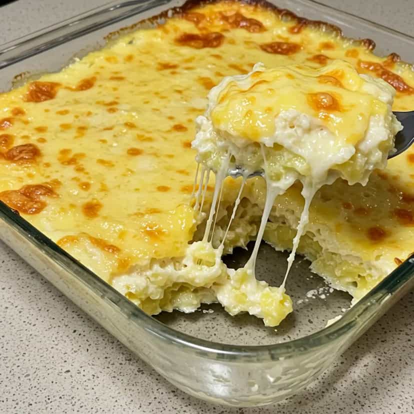 Foto deliciosa de Arroz Gratinado ao Molho Branco pronta para servir - Almoço & Jantar