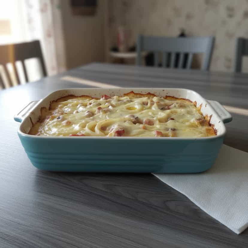 Foto deliciosa de Batata a portuguesa gratinada pronta para servir - Outras Receitas