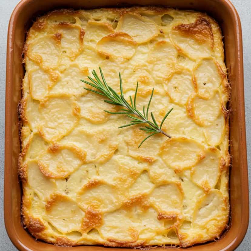 Foto deliciosa de Batata gratinada super fácil pronta para servir - Outras Receitas