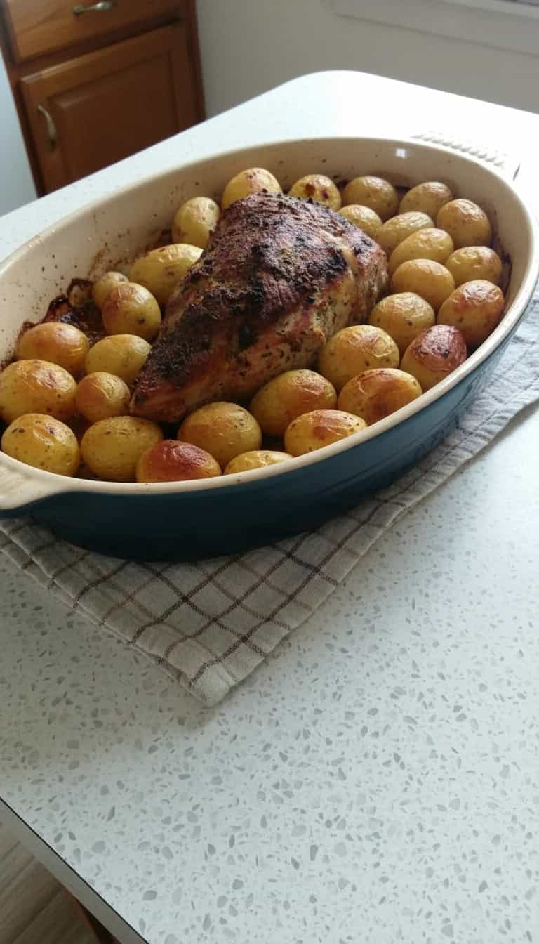Foto deliciosa de Batatinhas Assadas com Alecrim pronta para servir - Snacks Assados