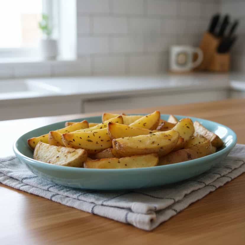 Foto deliciosa de Batatinhas Assadas com Orégano pronta para servir - Snacks Assados