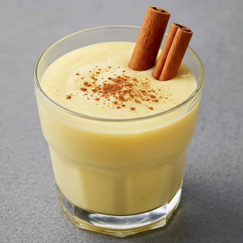 Foto deliciosa de Batida de Leite Condensado com Cacau pronta para servir - Coquetéis