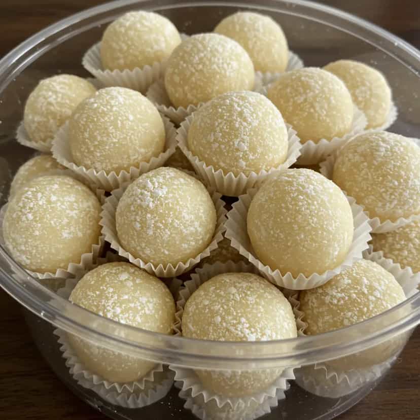Foto deliciosa de Beijinho de Leite em Pó pronta para servir - Sem Assar