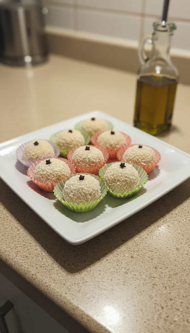 Foto deliciosa de Beijinhos de Coco pronta para servir - Outras Receitas
