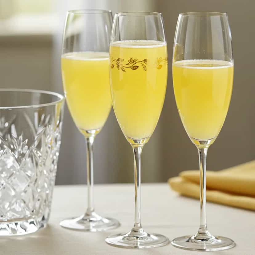 Foto deliciosa de Bellini de Pêssego pronta para servir - Coquetéis