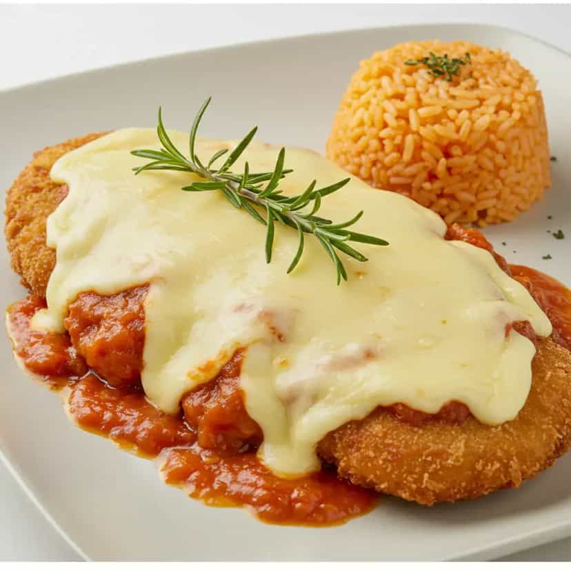 Foto deliciosa de Bife à Parmegiana pronta para servir - Carnes & Frango