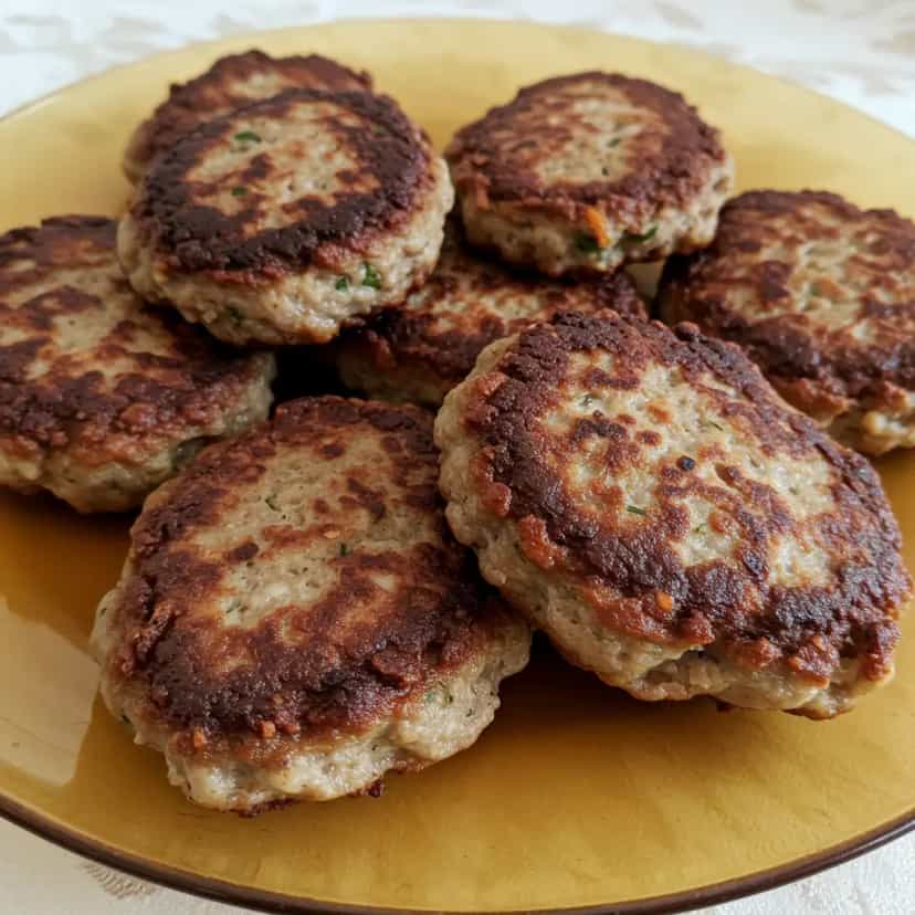 Foto deliciosa de Bife de Carne Moída pronta para servir - Carnes & Frango