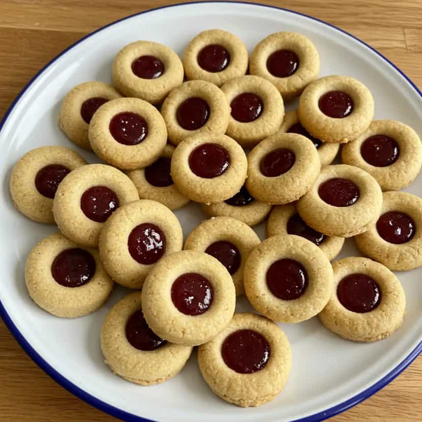 Foto deliciosa de Biscoitinho amanteigado com goiabada pronta para servir - Bolachas & Cookies