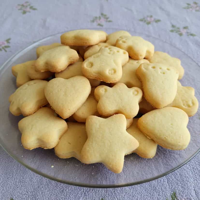 Foto deliciosa de Biscoito Amanteigado pronta para servir - Bolachas & Cookies