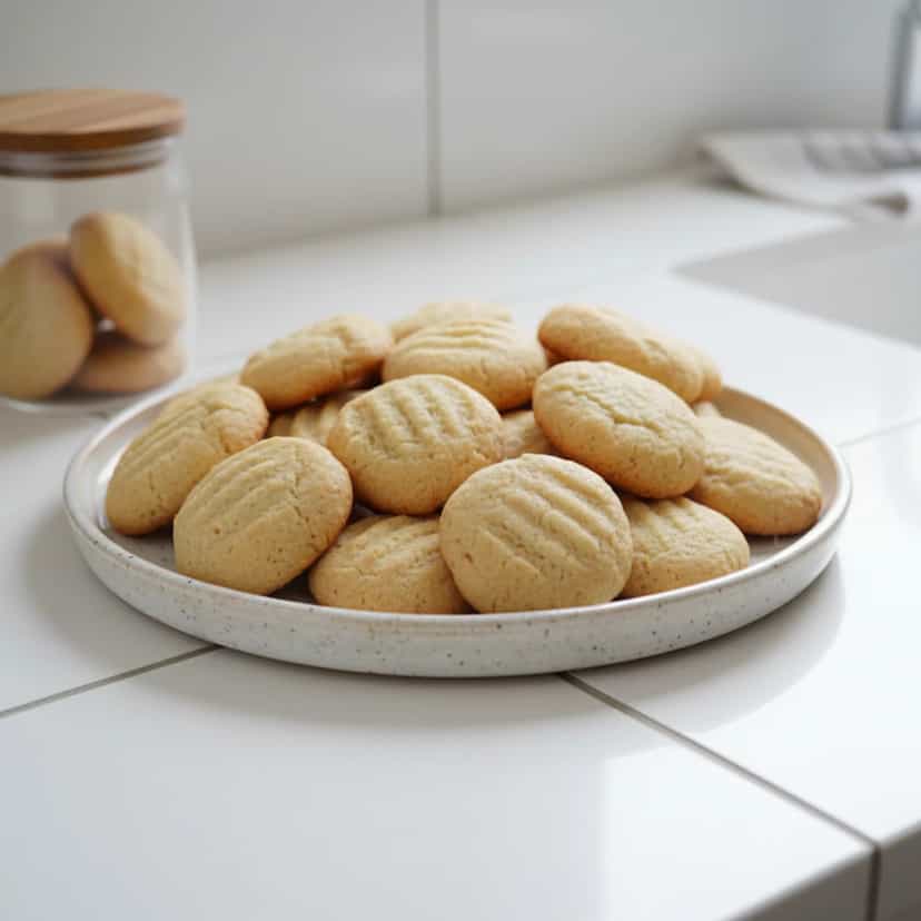 Foto deliciosa de Biscoito de Manteiga pronta para servir - Bolachas & Cookies