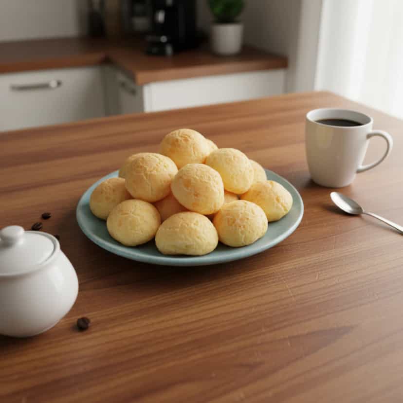 Foto deliciosa de Biscoito de Polvilho Azedo pronta para servir - Chips & Biscoitos