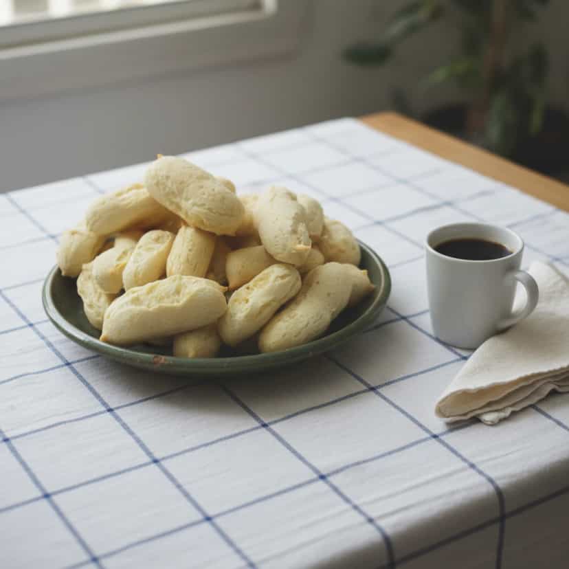 Foto deliciosa de Biscoito de Polvilho Azedo pronta para servir - Chips & Biscoitos