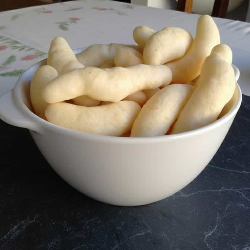 Foto deliciosa de Biscoito frito (de polvilho) pronta para servir - Chips & Biscoitos