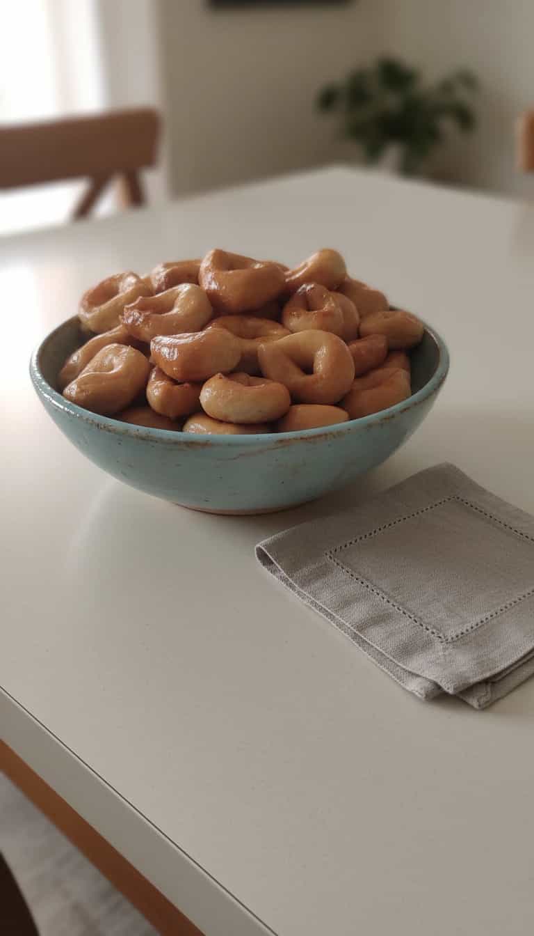 Foto deliciosa de Biscoitos de Polvilho Azedo pronta para servir - Snacks Assados