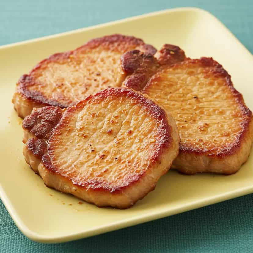 Foto deliciosa de Bistecas Suínas ao Alecrim pronta para servir - Outras Receitas