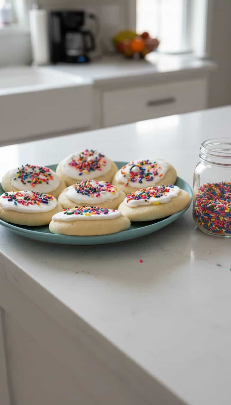 Foto deliciosa de Bolachas de Banha com Glacê Real pronta para servir - Brownies & Cookies