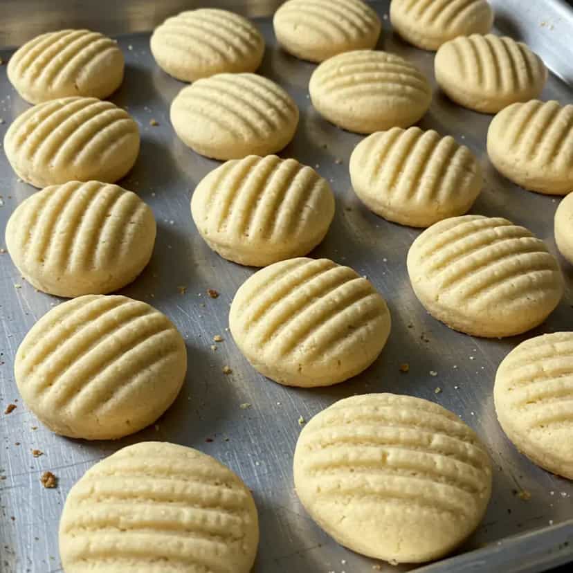Foto deliciosa de Bolachinha de Nata pronta para servir - Brownies & Cookies