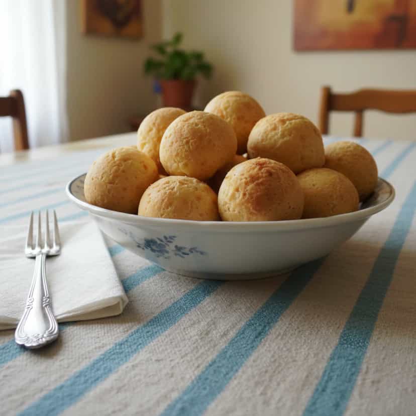 Foto deliciosa de Bolinhas de queijos (simples e rápido) pronta para servir - Salgadinhos