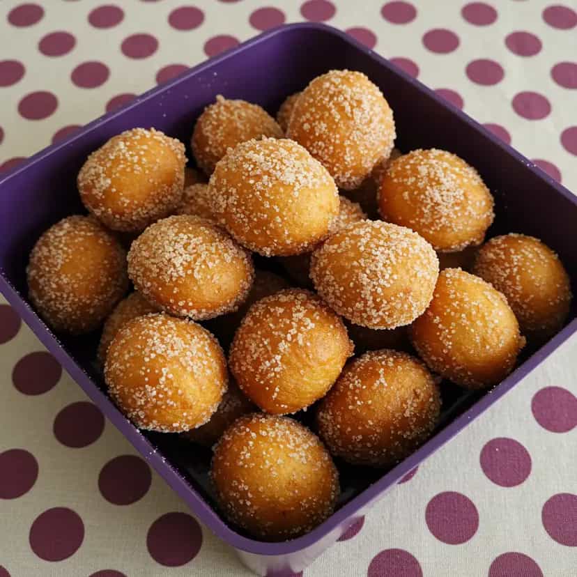 Foto deliciosa de Bolinho de Chuva pronta para servir - Snacks Assados