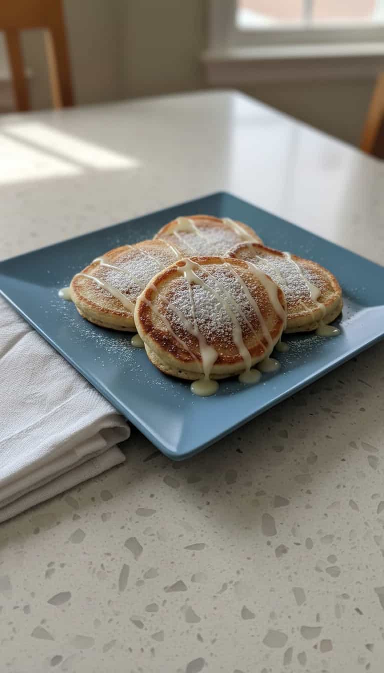 Foto deliciosa de Bolinho de Chuva de Frigideira pronta para servir - Outras Receitas