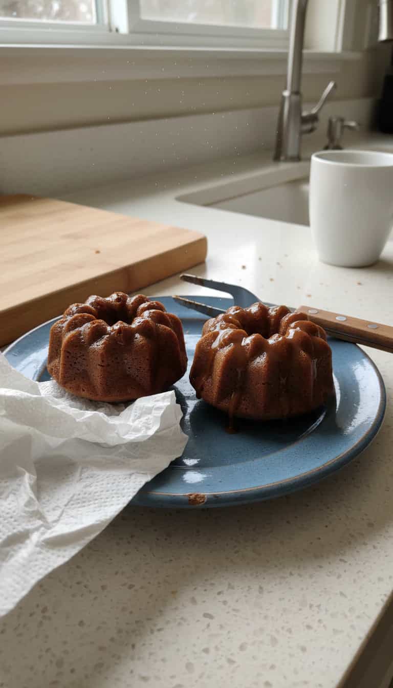 Foto deliciosa de Bolinho Low Carb de Cacau pronta para servir - Energéticos & Proteicos