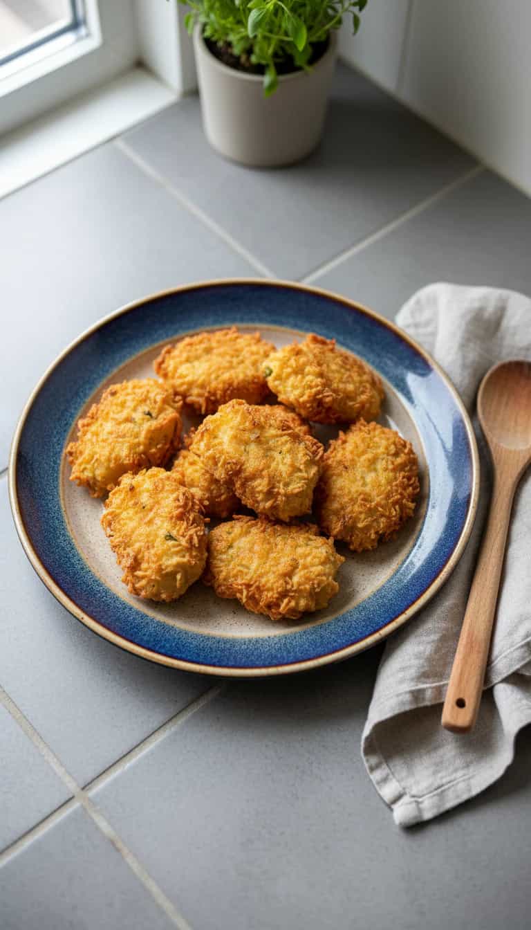 Foto deliciosa de Bolinhos de Arroz com Queijo Parmesão pronta para servir - Salgadinhos