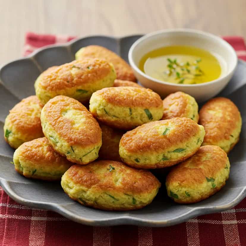 Foto deliciosa de Bolinhos de Merluza Deliciosos pronta para servir - Salgadinhos