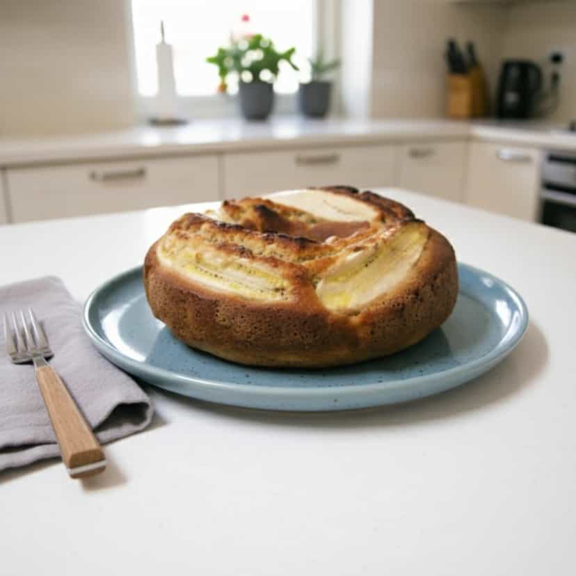 Foto deliciosa de Bolo de banana pronta para servir - Outras Receitas