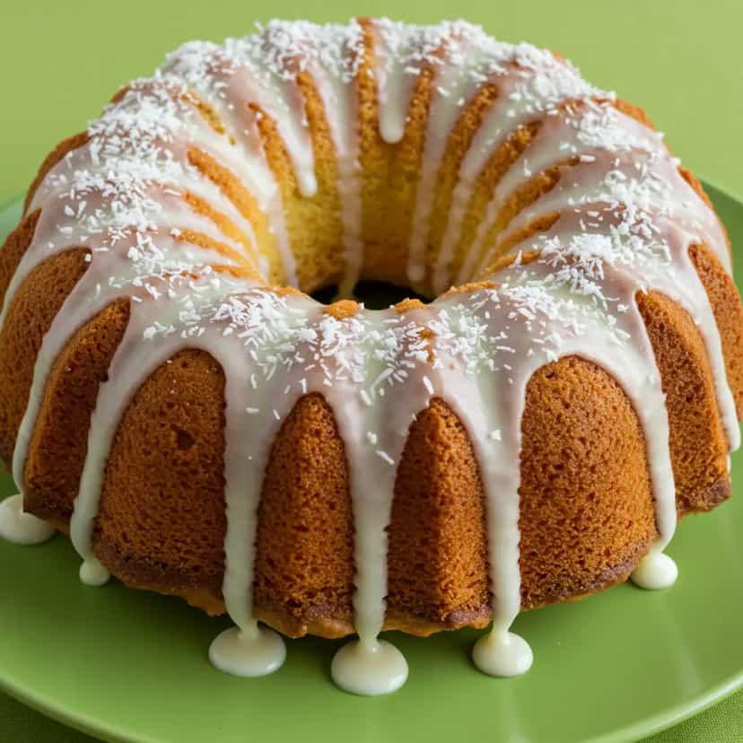 Foto deliciosa de Bolo de Cenoura com Coco pronta para servir - Bolos & Cupcakes