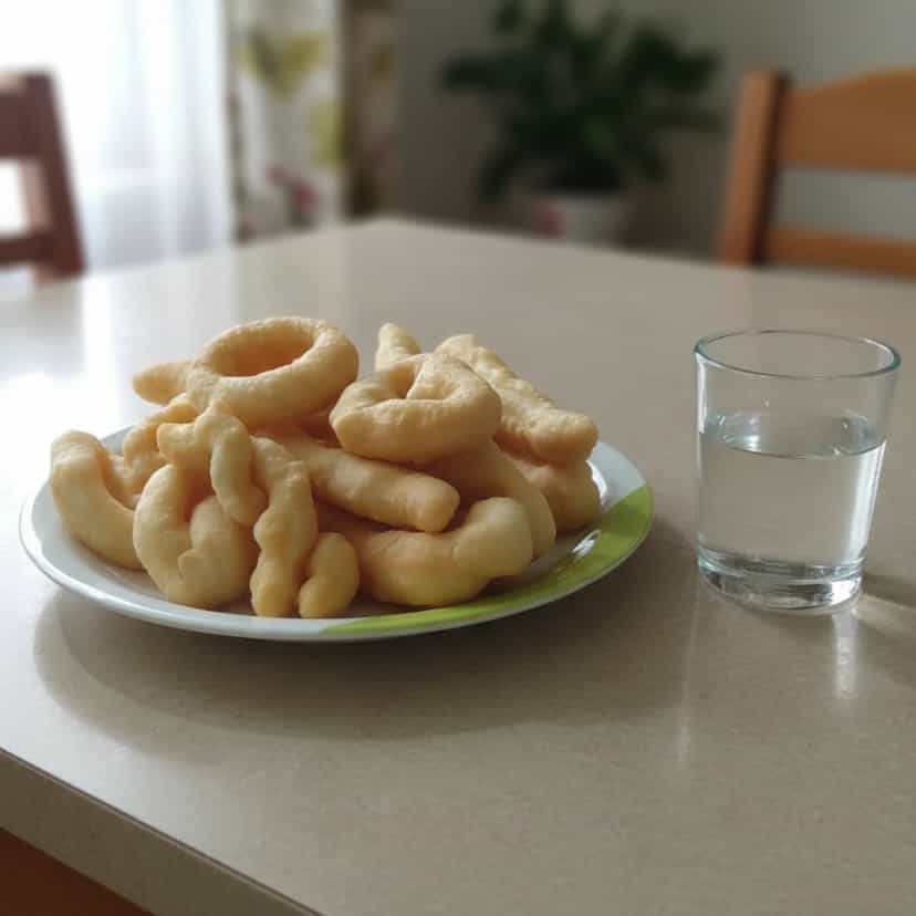 Foto deliciosa de Bolo Frito de Tapioca pronta para servir - Salgadinhos