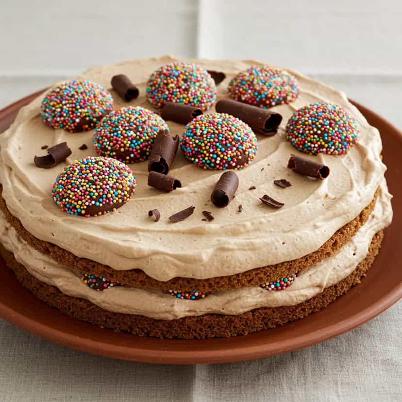 Foto deliciosa de Bolo Mousse Duplo: Chocolate e Beijinho pronta para servir - Bolos & Cupcakes