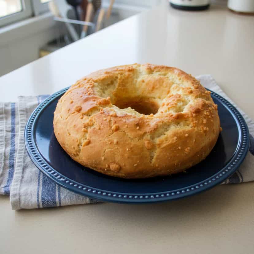 Foto deliciosa de Bolo Pão de Queijo pronta para servir - Bolos & Cupcakes