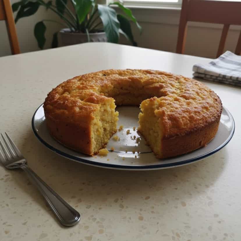 Foto deliciosa de Bolo rapidinho de milho de latinha pronta para servir - Outras Receitas