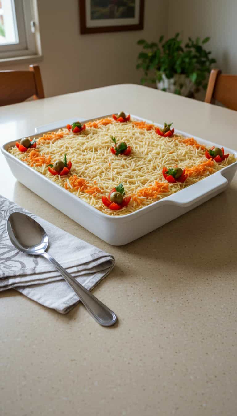 Foto deliciosa de Bolo Salgado de Frango pronta para servir - Tortas Salgadas