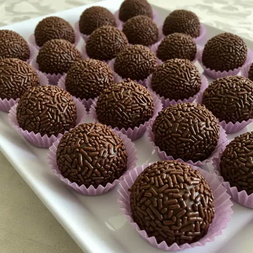 Foto deliciosa de Brigadeiro de Panela pronta para servir - Sem Assar