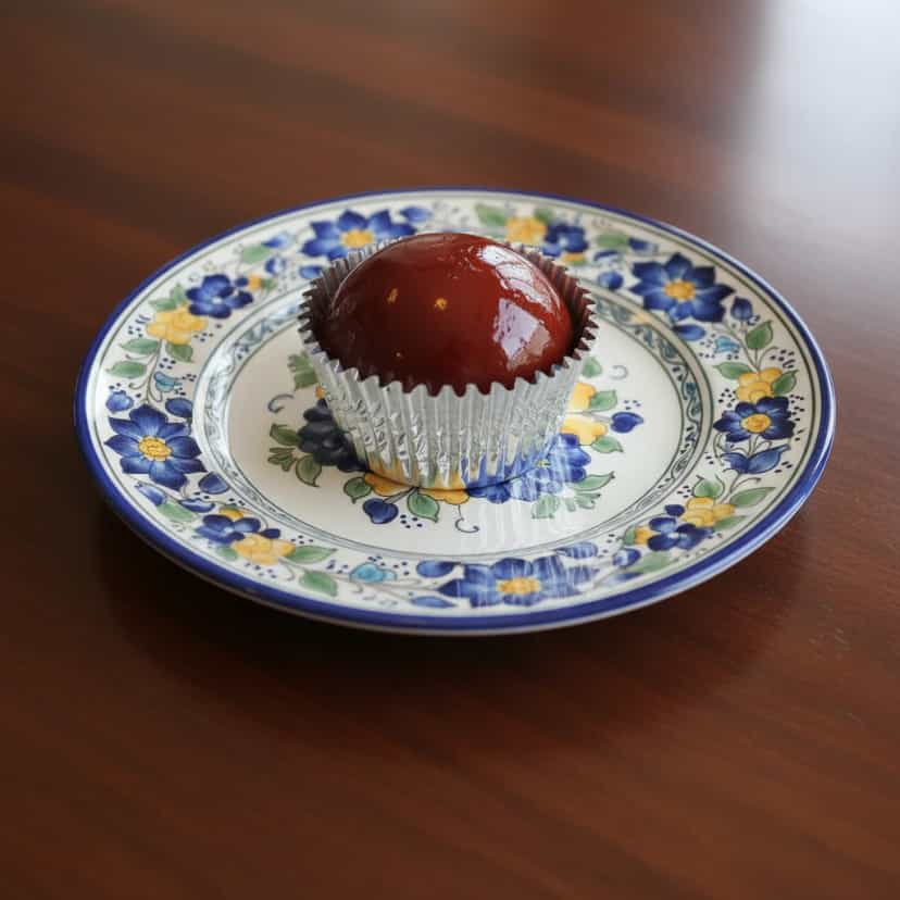 Foto deliciosa de Brigadeiro Light de Chocolate Diet pronta para servir - Sem Açúcar