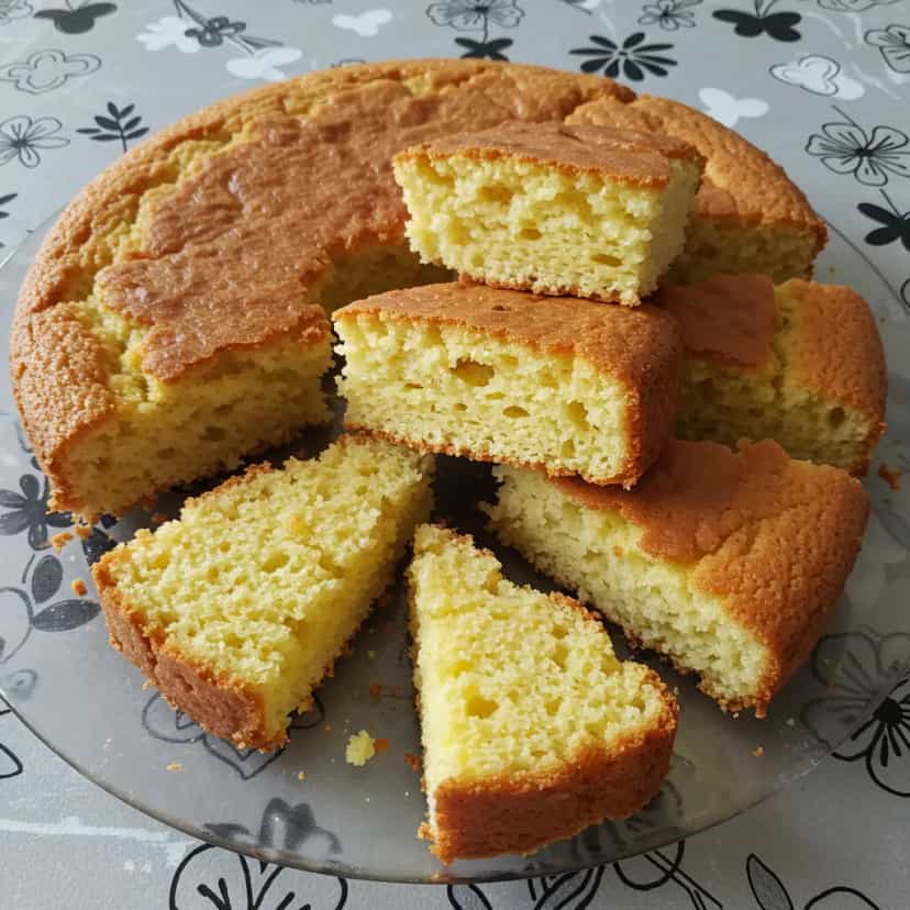 Foto deliciosa de Broa Cremosa de Fubá pronta para servir - Lanches de Padaria