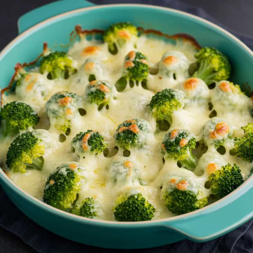Foto deliciosa de Brócolis Gratinado à Débora Silva Mello pronta para servir - Almoço & Jantar