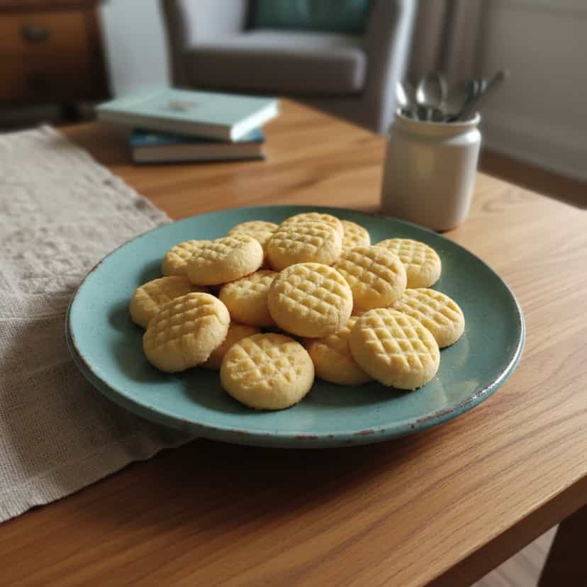 Foto deliciosa de Broinhas de Fubá Caseiras pronta para servir - Snacks Assados