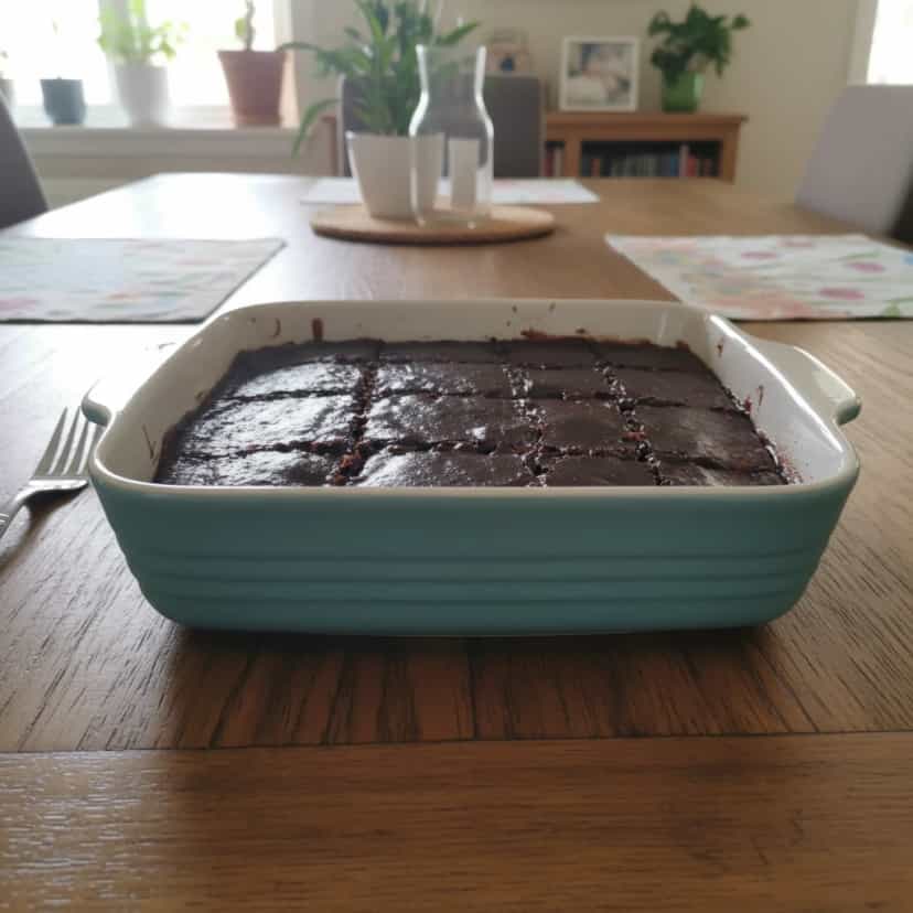 Foto deliciosa de Brownie de Chocolate Rápido pronta para servir - Brownies & Cookies