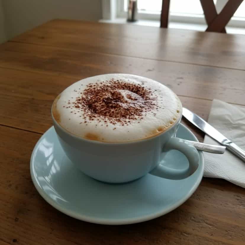 Foto deliciosa de Café com Creme de Laranja pronta para servir - Bebidas Quentes