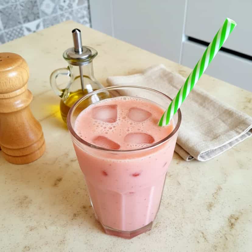 Foto deliciosa de Caipifruta Refrescante pronta para servir - Bebidas Brasileiras