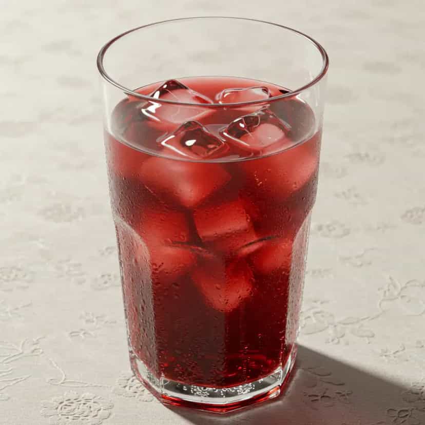 Foto deliciosa de Caipirinha de Vinho Tinto pronta para servir - Coquetéis