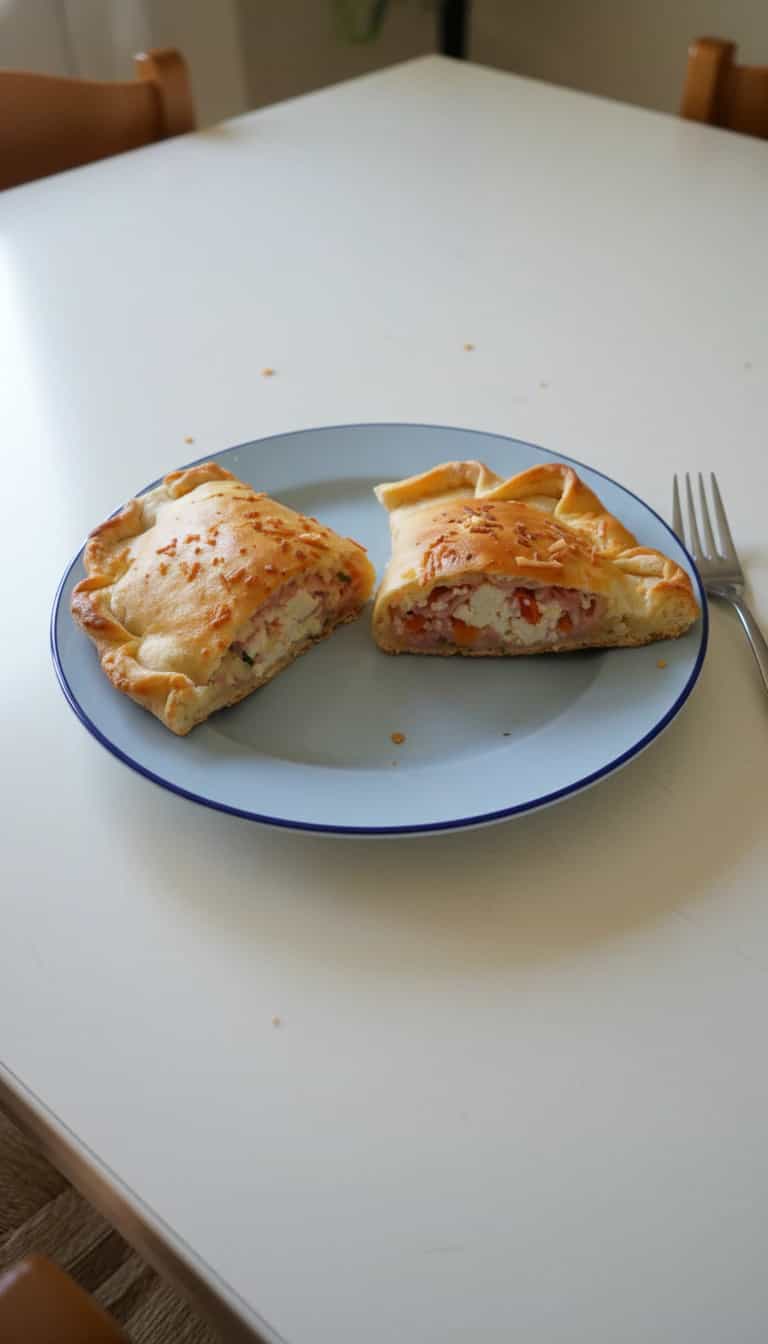 Foto deliciosa de Calzone de Ricota pronta para servir - Pizzas & Salgados