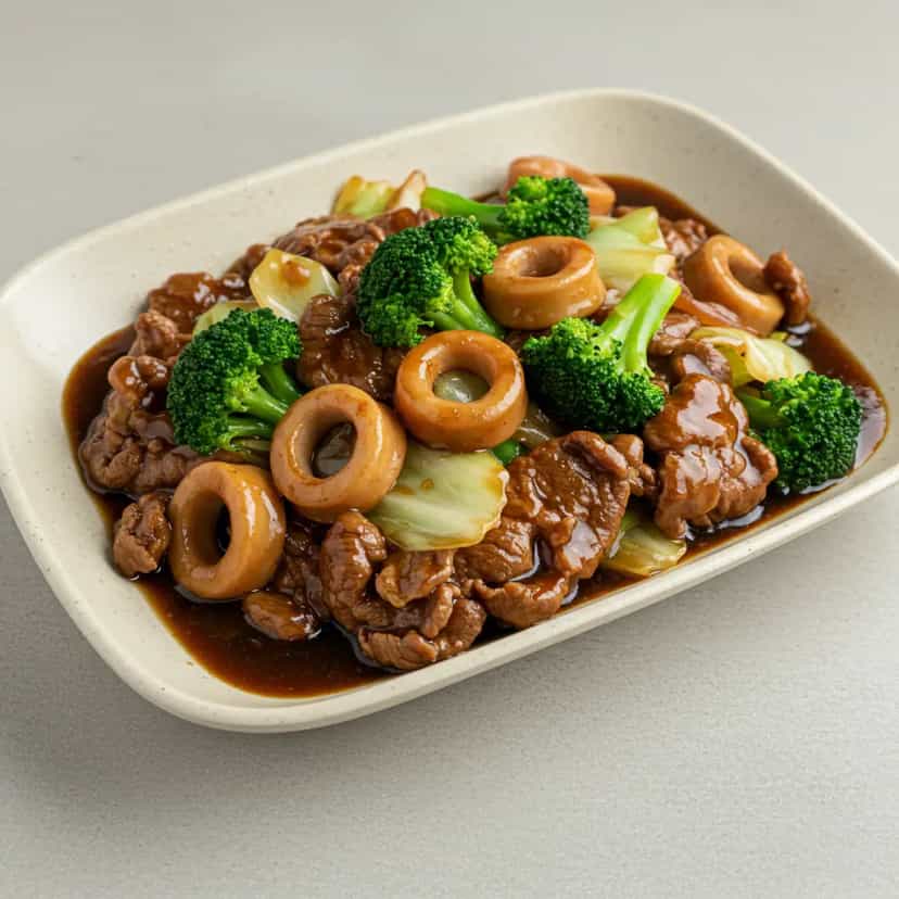 Foto deliciosa de Carne com Tikiwa e Legumes pronta para servir - Carnes & Frango