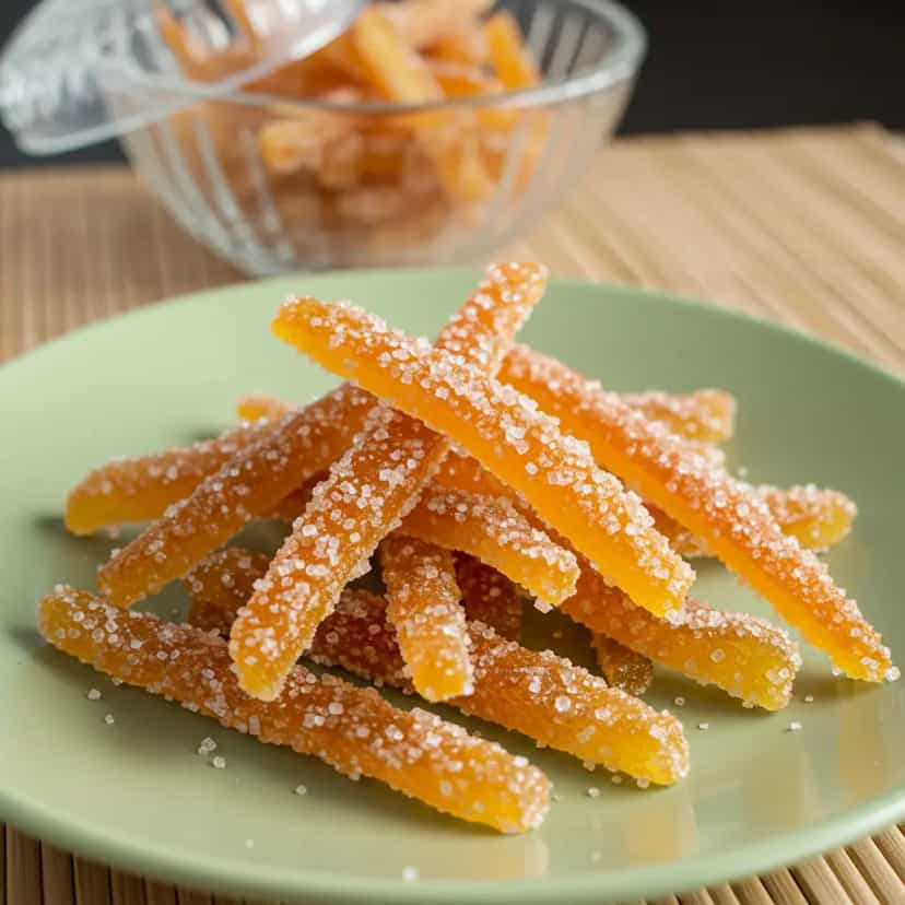Foto deliciosa de Cascas de Laranja Cristalizadas pronta para servir - Outras Receitas